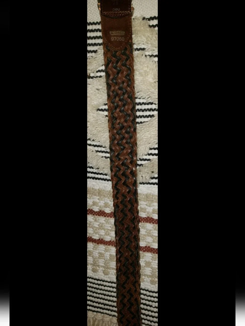 Vintage Braided Brighton BeltTwo-Tone, Gold & Silver Hardware